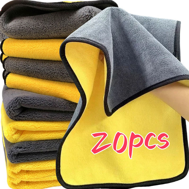 Microfiber Car Drying Towel Super Absorbent - Serviettes de séchage épaisses en microcarence,