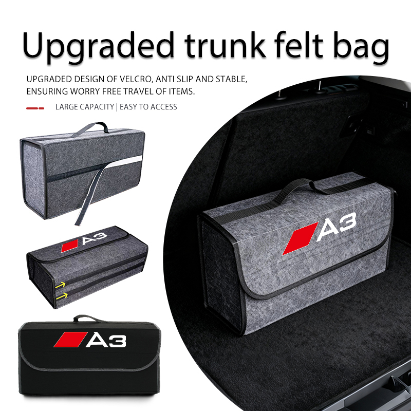 Car Trunk Organizer Foldable Storage Box - Boîte de rangement pour coffre de