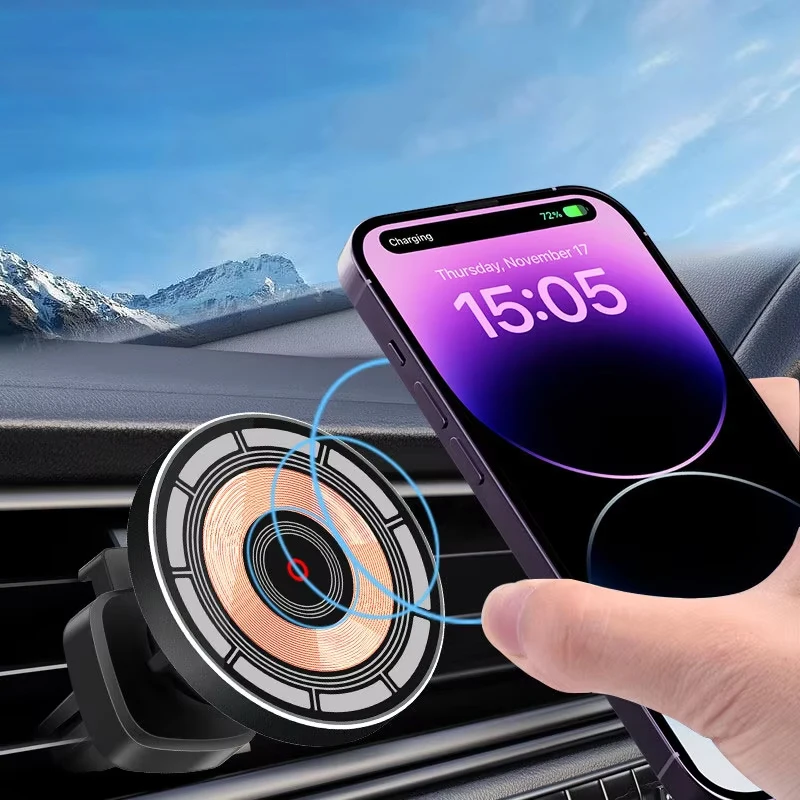 Chargeur sans fil magnétique p - Wireless Car Charger Mount Fast Charging avis et prix