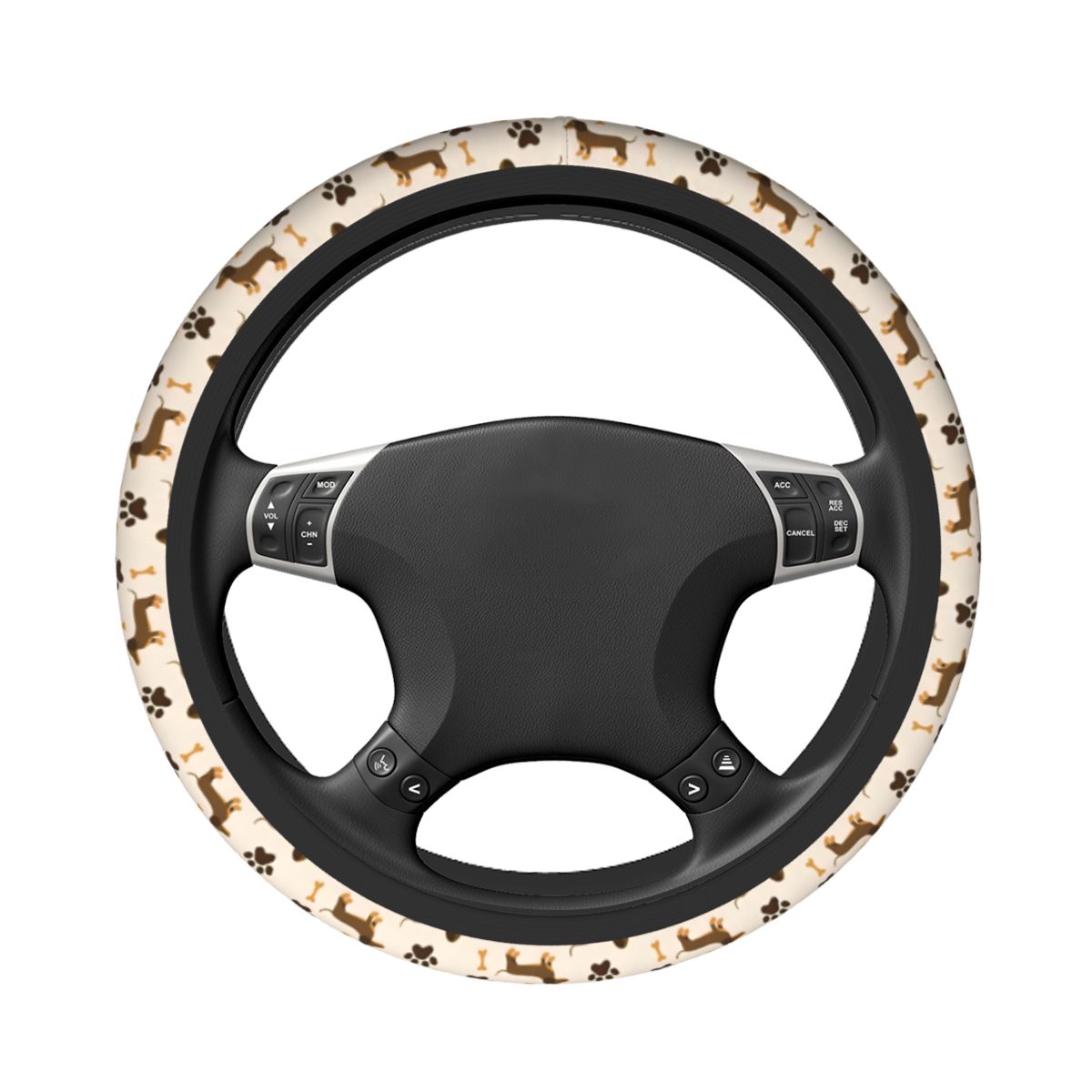 Housse de volant de voiture te - Car Steering Wheel Cover Anti Slip Breathable avis et prix