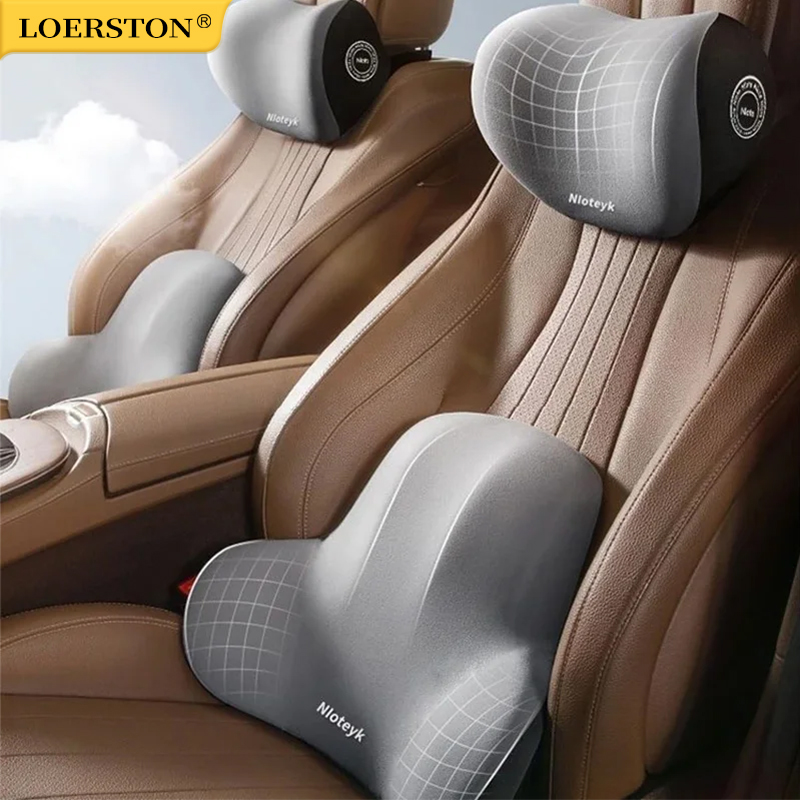 Coussin de Cou en Mousse à Mém - Memory Foam Car Neck Pillow Lumbar Support avis et prix