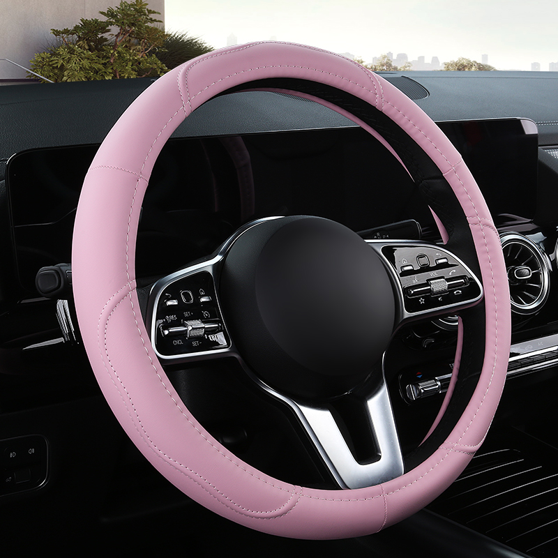 Housse de volant de voiture en - Car Steering Wheel Cover Anti Slip Breathable avis et prix