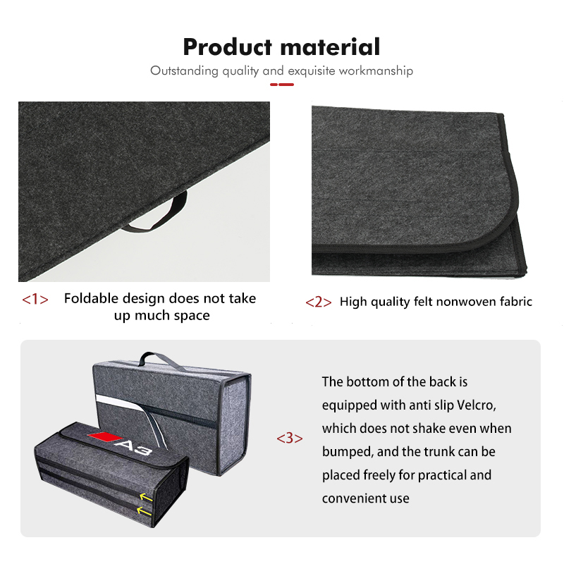 Boîte de rangement pour coffre - Car Trunk Organizer Foldable Storage Box avis et prix