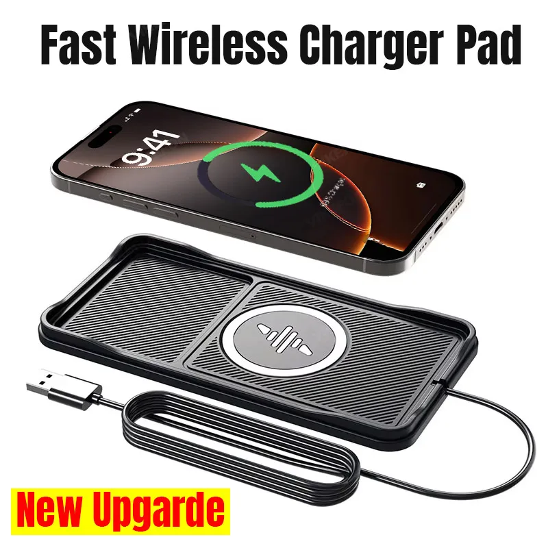Base de chargeur sans fil de v - Wireless Car Charger Mount Fast Charging avis et prix